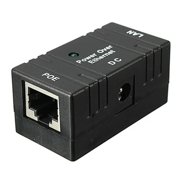 10 М/100 Мбит/с Пассивный POE Power Over Ethernet RJ-45 Инжекторный Разветвитель Настенный Адаптер Для Сетевого Подключения IP-Камеры Видеонаблюдения