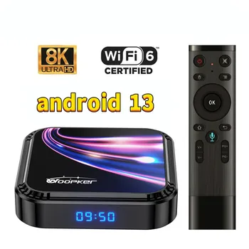 2023 Android 13 TV Box K52 Rockchip RK3528 Smart TVBox Поддержка 8K Wifi6 BT5.0 YouTube Google Voice Assistant Телеприставка