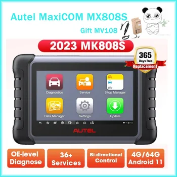 2023 Новый Autel MaxiCOM MK808S Автомобильные Двунаправленные Диагностические Инструменты OBD2 Сканер Считыватель кодов Диагностика Всей системы PK MK808BT