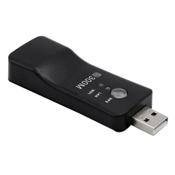 2X USB TV Wifi адаптер-ключ 300 Мбит/с Универсальный беспроводной приемник RJ45 WPS для Samsung LG Sony Smart TV