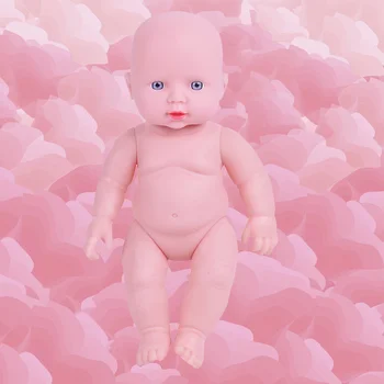 30 см Имитация ребенка, Новорожденная девочка, имитирующие выражение лица кукол, подарок для детей, игрушки для новорожденных, подарок на день рождения (розовый, голый)