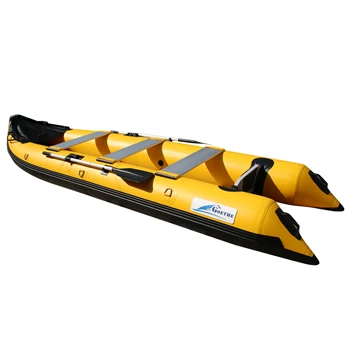 Goboat GTK370 Надувная лодка для ловли карпа Каяк CE Outdoor Bluewater 2 Человека Дрейфующие Гребцы Туристическое Снаряжение
