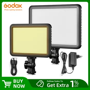 Godox LDP8D/Bi LDP18D/Bi 5600K/2800K-6500K Светодиодная Панельная Лампа Для Видеосъемки С заполняющим светом Для камеры Внутреннего/Наружного освещения