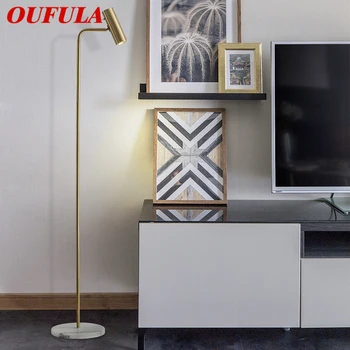 OUFULA, скандинавский торшер, минимализм, современная семейная гостиная, Креативная спальня, светодиодный декоративный светильник