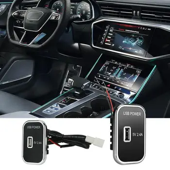 USB-разъем для автомобильного зарядного устройства, Водонепроницаемый адаптер для розетки, порт для зарядки RV, Прочный автомобильный адаптер для быстрой зарядки, автоаксессуары