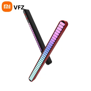 Xiaomi VFZ с двусторонним управлением звуком RGB, световой панелью для подбора ритма, 50 светодиодов, активируемая голосом музыка, лампа с реактивной атмосферой