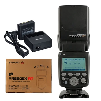 Yongnuo YN680EX-RT 2000 мАч Литиевая Беспроводная Высокоскоростная вспышка TTL Speedlite GN60 2.4G HSS 1/8000 s для камеры Master Slave для Canon