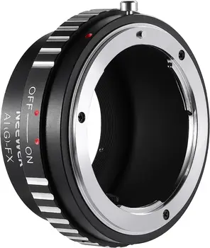 Адаптер для крепления объектива NEEWER, совместимый с объективом Nikon AI/F/G для камеры Fuji X Серии Fujifilm X X-T2 X-T5 X-T20 X-Pro3 X-Pro2 и т. Д