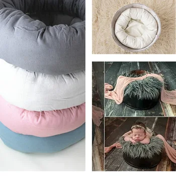 Аксессуары для фотосъемки младенцев - одеяло, подушка и набор фонов для фотосессий новорожденных
