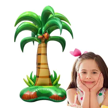 Воздушный шар из фольги с пальмой, воздушный шар из тропической фольги с пальмой, воздушный шар в гавайском стиле, Пальма Для летнего украшения воды на заднем дворе отеля