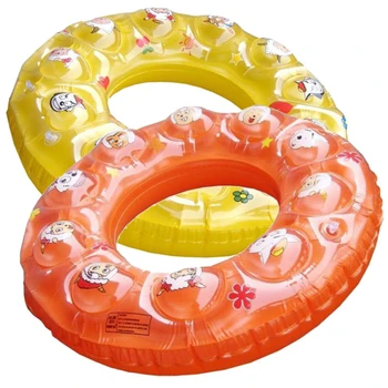 Детское кольцо для плавания Оборудование для плавания Хрустальное кольцо для плавания Двухслойное надувное кольцо для плавания с утолщением для детей и взрослых