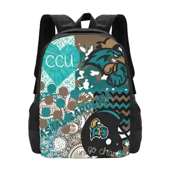 Дизайн рисунка Coastal Carolina University Collage для ноутбука, школьные сумки для путешествий Coastal Carolina University Collage Ccu