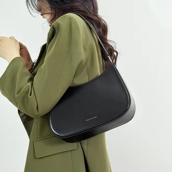 Женская сумка из натуральной кожи, новая модная сумка подмышками, сумка на одно плечо, женская сумка-тоут
