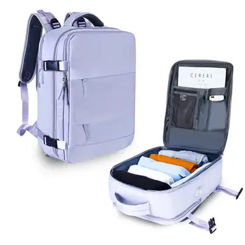 Женский рюкзак для путешествий, самолет, Многофункциональная сумка для багажа большой емкости, легкая водонепроницаемая женская повседневная сумка для ноутбука