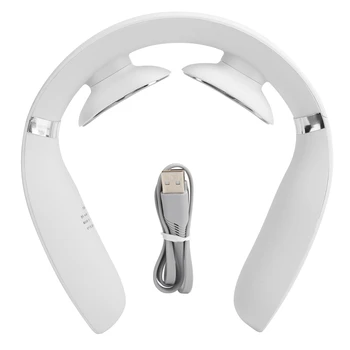 Интеллектуальный массаж шеи Массажер для шеи Usb зарядка Портативный с USBкабелем для дома офиса использования в автомобиле для облегчения боли в мышцах шеи