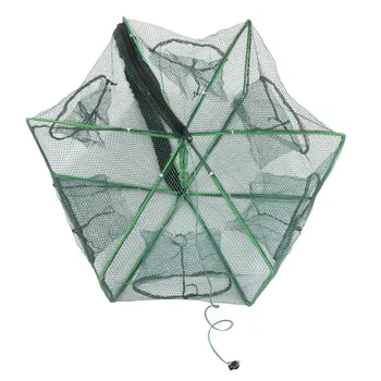 Креветки Клетка-ловушка, рыболовная приманка, Многоугольная ловушка, разборная для различных водоемов