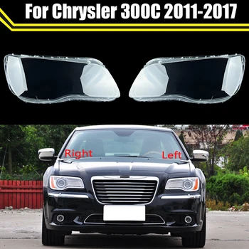 Крышка Фары Автомобиля Для Chrysler 300C 2011-2017 Прозрачный Абажур Крышка Головного Фонаря Маска Фары Shell