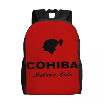 Кубинские сигары Cohiba, рюкзак для ноутбука, мужская Женская повседневная сумка для книг, сумки для школьников, студентов колледжа.