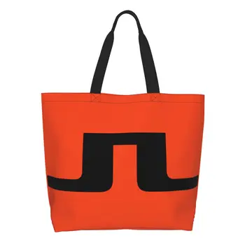 Многоразовая хозяйственная сумка для гольфа, Женская холщовая сумка через плечо, моющиеся сумки для покупок с продуктами