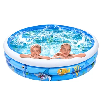 Надувной бассейн для малышей с Мультяшным принтом Плавание Малышей Детские Бассейны Для гребли Дети Детская Игра в воде Круглый