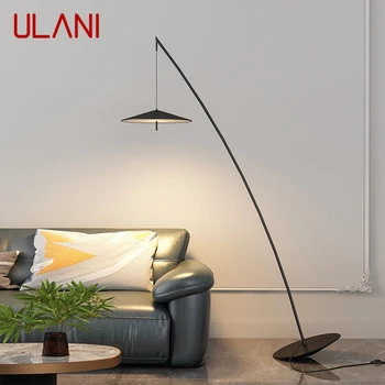 Напольный светильник ULANI Nordic Black для рыбалки, современная семейная гостиная Рядом с диваном, креативный светодиодный декоративный светильник для стояния
