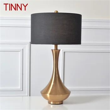 Настольная лампа из оловянной бронзы, современные светодиодные креативные Декоративные настольные лампы для дома, прикроватные тумбочки