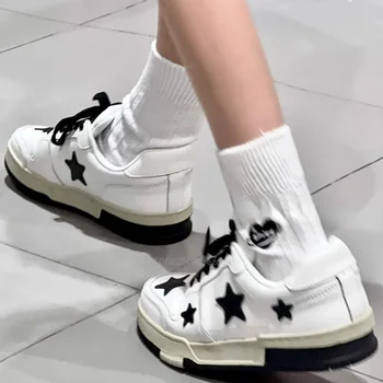 Обувь Y2k Женская Мода В стиле Харадзюку, Осенние Новые кроссовки, Женская Повседневная обувь в эстетическом стиле Харадзюку, Женская Корейская Уличная обувь