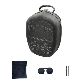 Переносные чехлы Защитный чехол для гарнитуры PS VR2 Сумка для хранения с крышкой объектива Поясная сумка для гарнитуры с держателем ручки