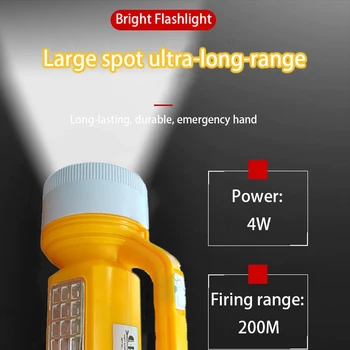Портативный мощный светодиодный фонарик Рабочие фонари USB перезаряжаемый прожектор 2000 люмен ручной наружный фонарь