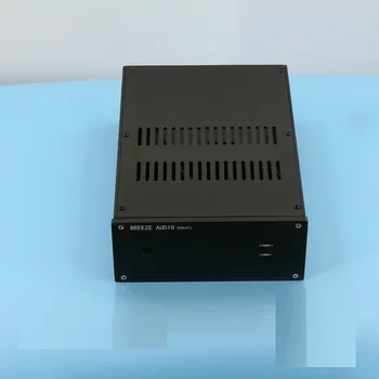 Размер W215 H90 L308 Алюминиевое шасси Mini HTPC-ITX, черный корпус для компьютера