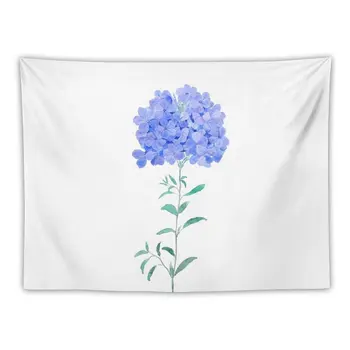 синий фиолетовый цветок Plumbago auriculata, акварельный Гобелен, Гобелен, Настенный Гобелен для спальни