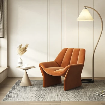 Скандинавский удобный односпальный стул ленивый диван современная гостиная спальня балконное сиденье для отдыха диван-кресло из стекловолокна
