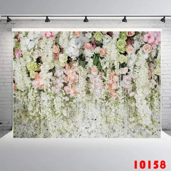 Фон для фотосъемки на стене с цветами, Свадебный фон для фотосъемки в душе невесты, декор для фотостудии в формате 3D
