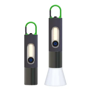 Фонарик Портативный светильник с крючком для палатки, настольный уличный мини-фонарик 2023, новый многофункциональный светильник, сильная зарядка