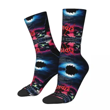 Хип-хоп Винтажные мужские компрессионные носки Sky Crazy Унисекс Strays с рисунком Харадзюку, забавная новинка, подарок для мальчиков в виде носков Happy Crew.