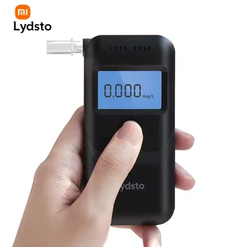 Цифровой тестер алкоголя Xiaomi Lydsto Профессиональный детектор алкоголя Алкотестер Полицейский алкотестер с ЖК-дисплеем челнока