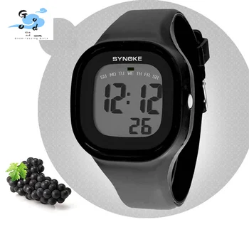 Цифровые спортивные наручные часы с силиконовой светодиодной подсветкой, детские женские наручные часы для девочек, мужские наручные часы для мальчиков, механические часы, модные элегантные