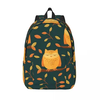 Школьная сумка, студенческий рюкзак, осенний рюкзак с милыми совами, сумка для ноутбука, школьный рюкзак