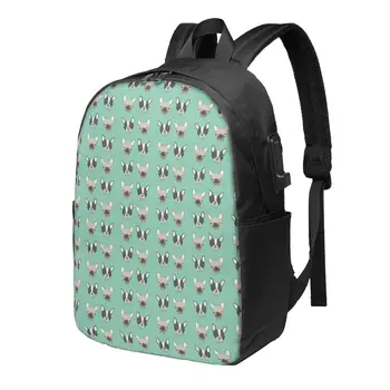 Школьный рюкзак с рисунком собаки-терьера, большой емкости, модный Водонепроницаемый Регулируемый спортивный рюкзак для путешествий